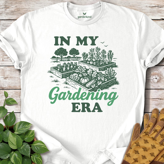In My Gardening Era Vintage Tee, White