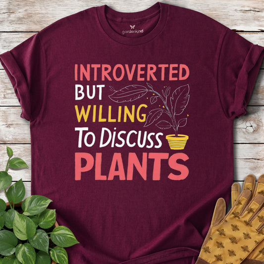 Introverted Tee, Maroon