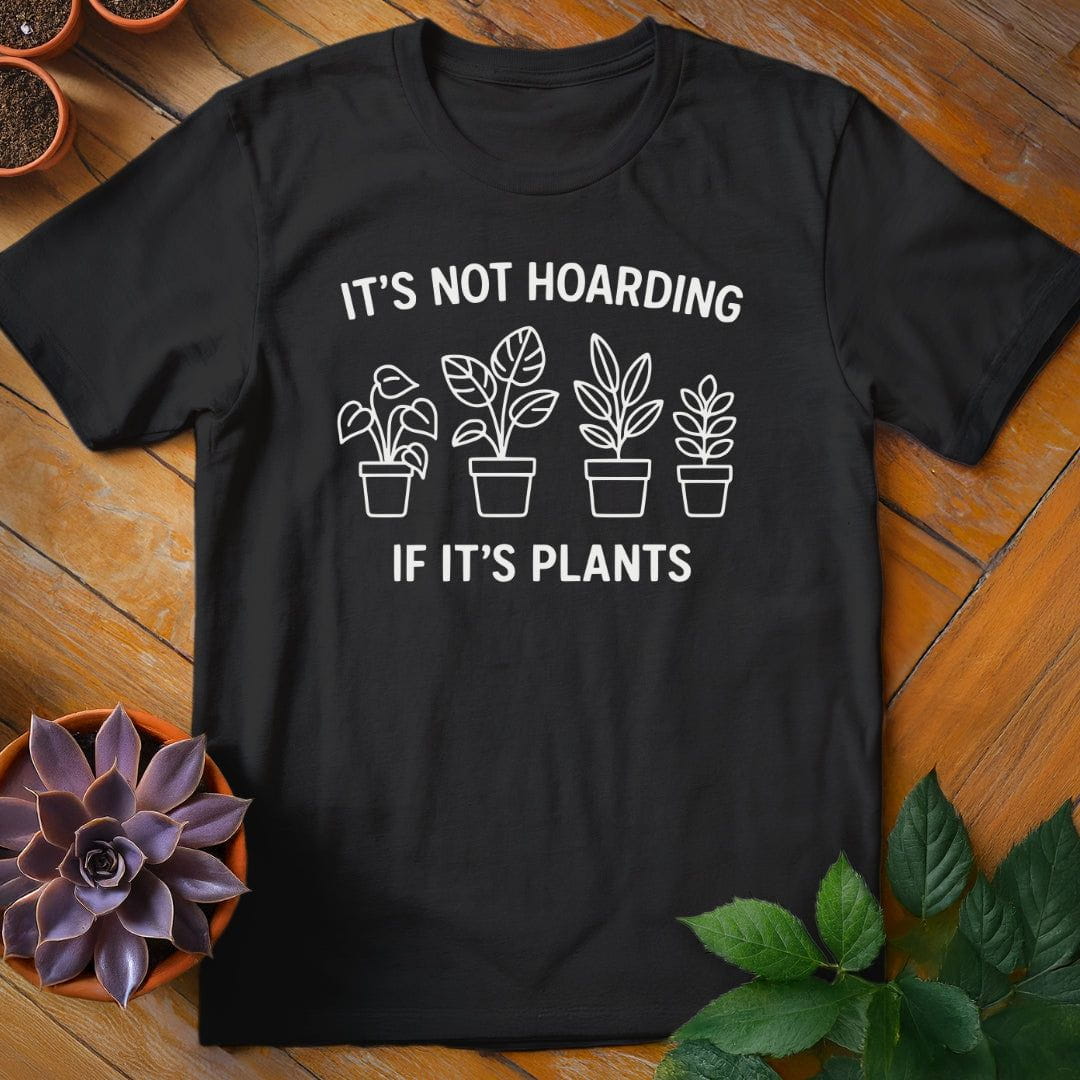 It's Not Hoarding Tee T-Shirt Black / S