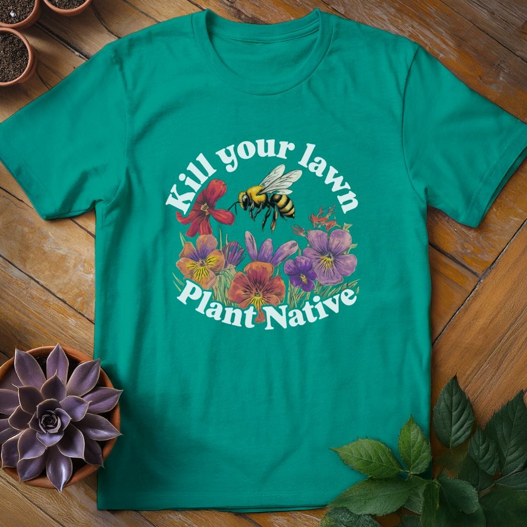 Kill Your Lawn Tee T-Shirt Jade Dome / S