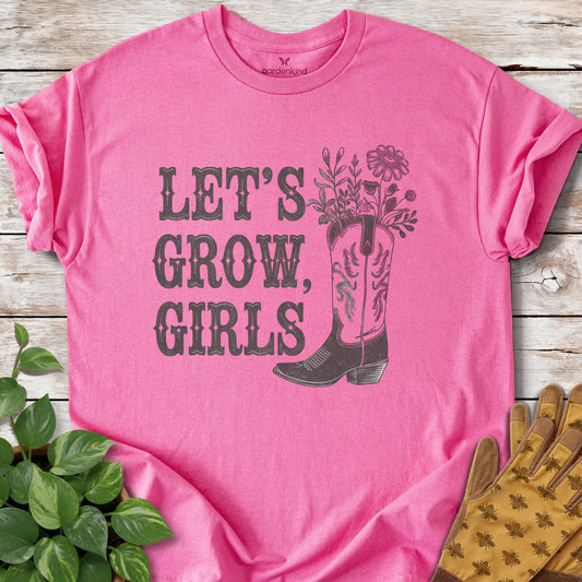 Let's Grow, Girls Tee, Azalea