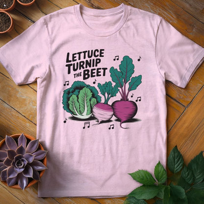 Lettuce Turnip the Beet Tee T-Shirt Light Pink / S