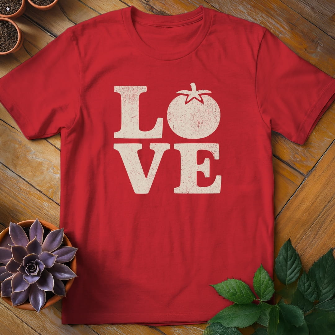 LOVE Tomatoes Tee T-Shirt Red / S