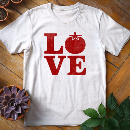 LOVE Tomatoes Tee T-Shirt White / S