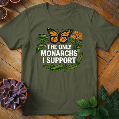 Monarchs Tee T-Shirt Military Green / S