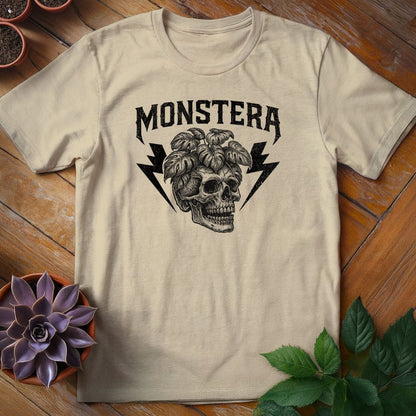 Monstera Tee T-Shirt Sand / S