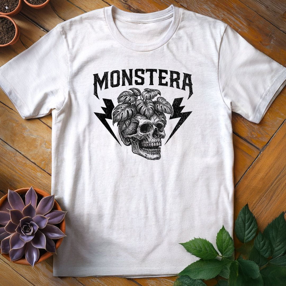 Monstera Tee T-Shirt White / S