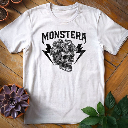 Monstera Tee T-Shirt White / S