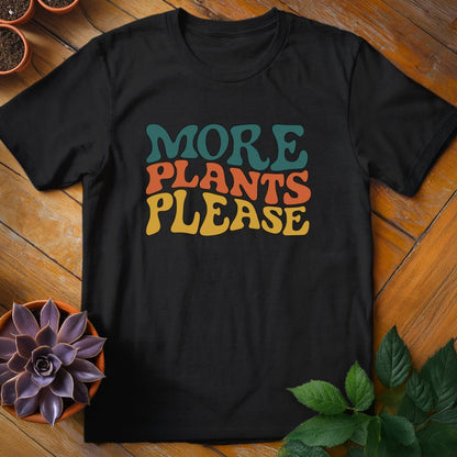 More Plants Please Tee T-Shirt Black / S