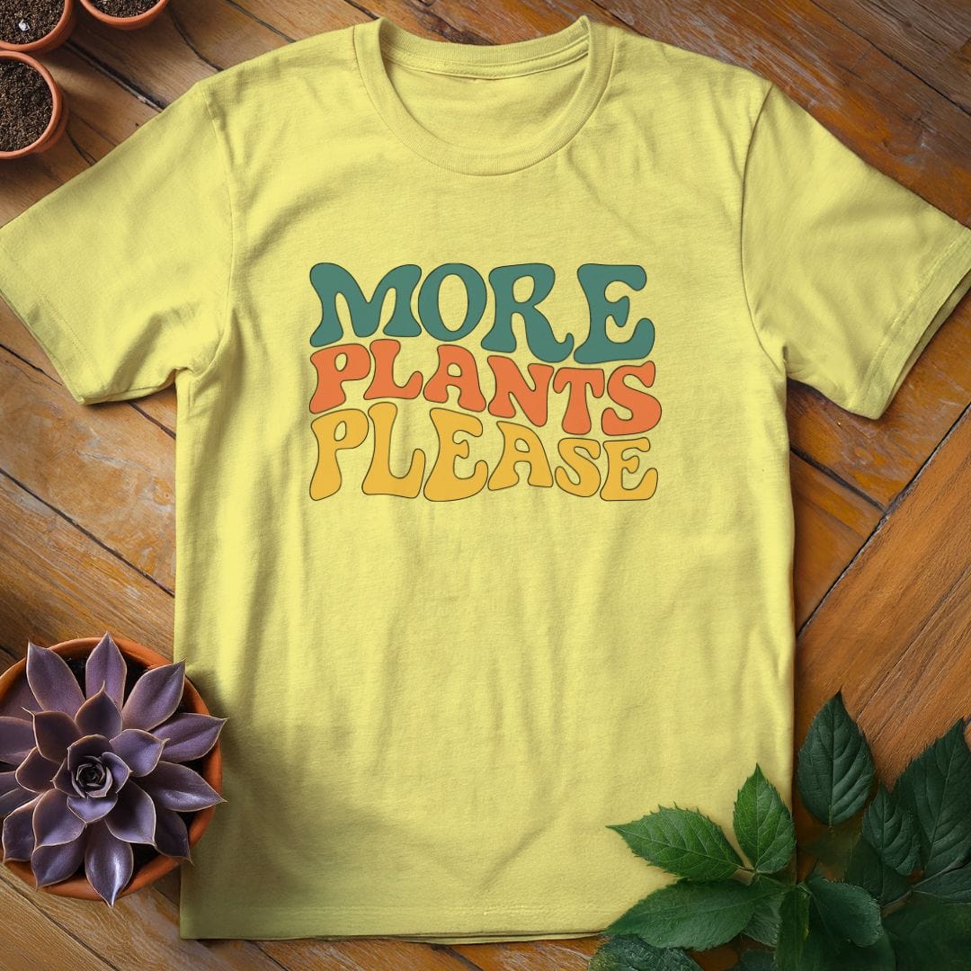 More Plants Please Tee T-Shirt Cornsilk / S