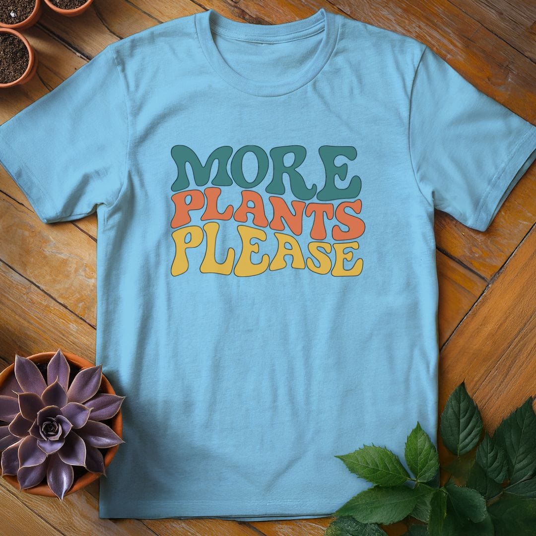 More Plants Please Tee T-Shirt Sky / S