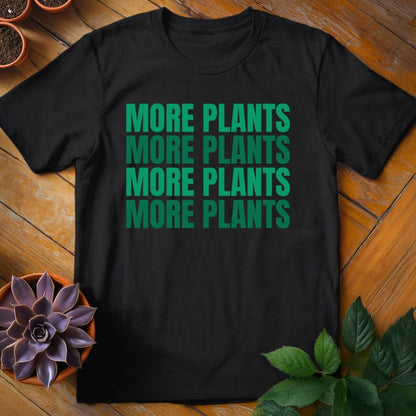 More Plants Tee T-Shirt Black / S