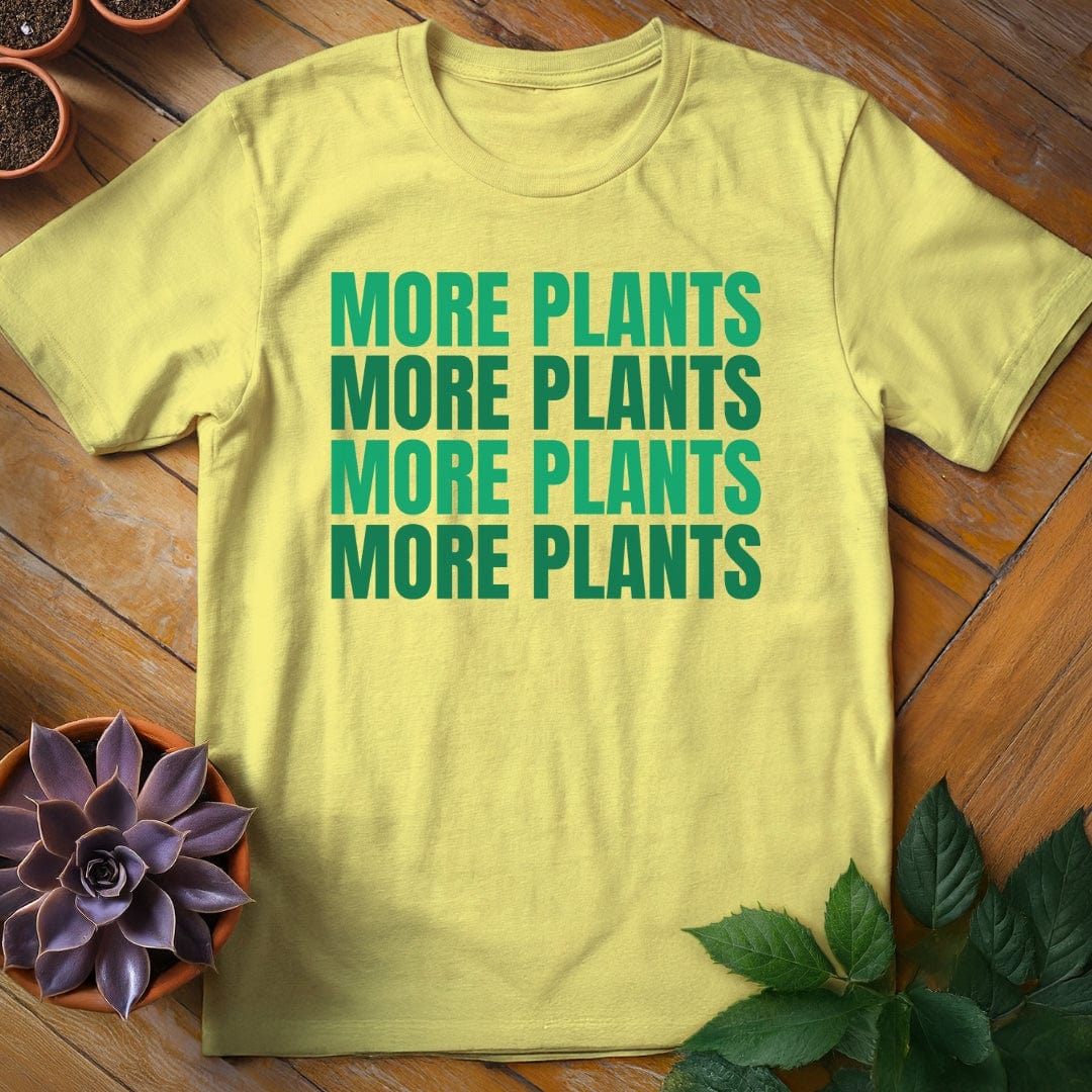More Plants Tee T-Shirt Cornsilk / S