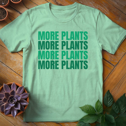 More Plants Tee T-Shirt Mint Green / S