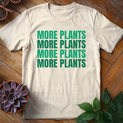 More Plants Tee T-Shirt Natural / S