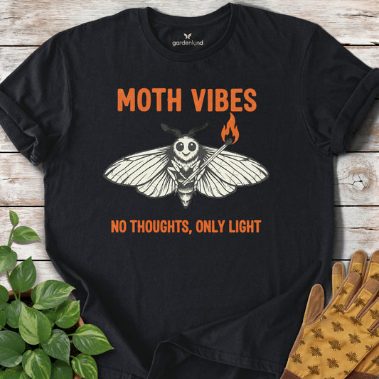 Moth Vibes Tee, Black
