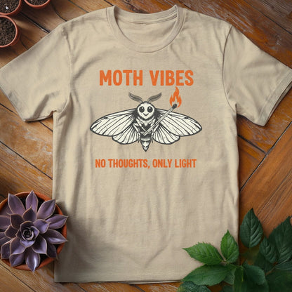 Moth Vibes Tee T-Shirt Sand / S