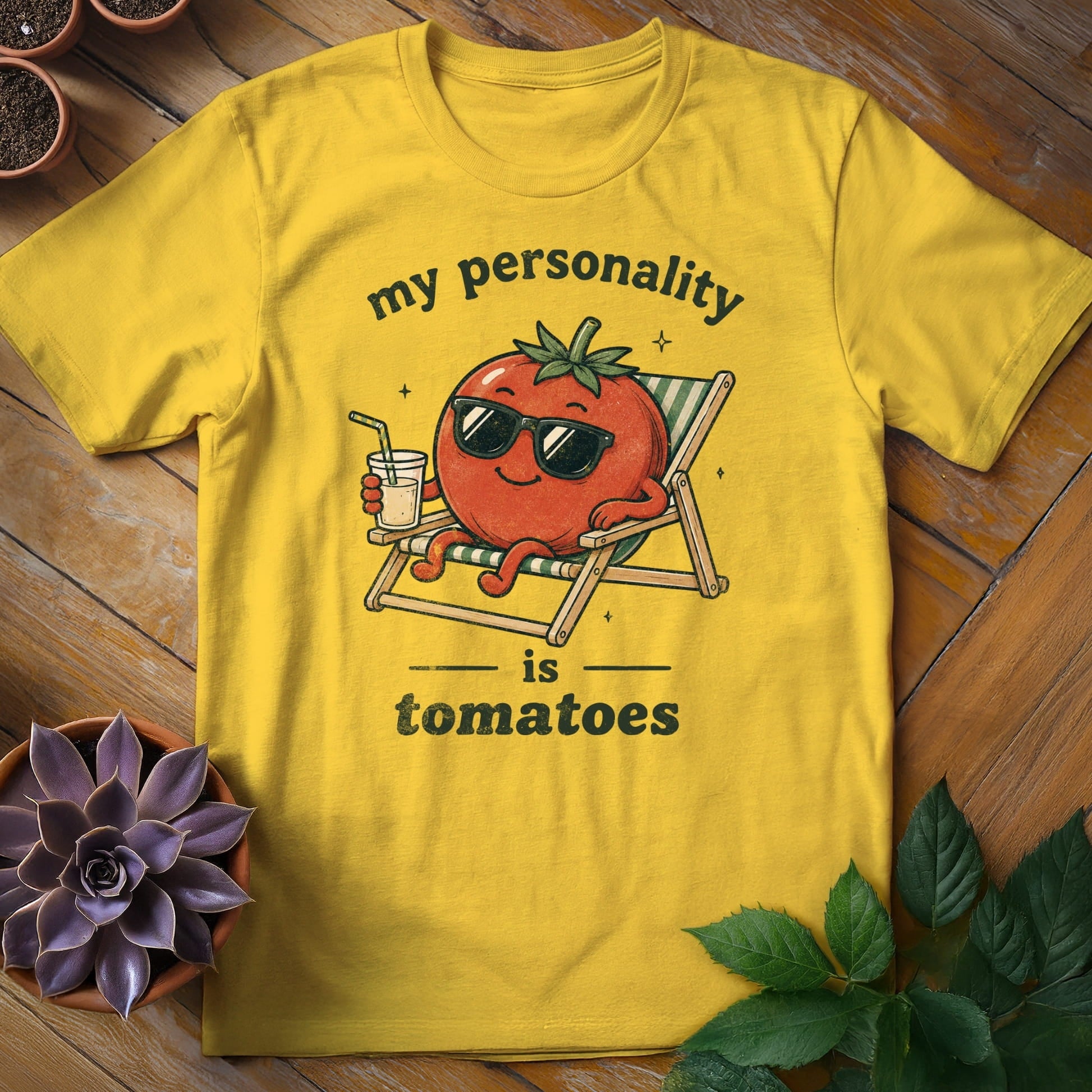 My Personality is Tomatoes Tee T-Shirt Daisy / S