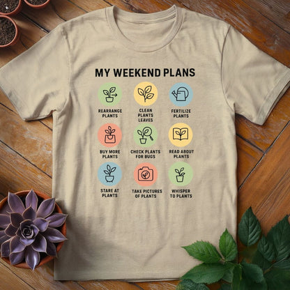 My Weekend Plans Tee T-Shirt Sand / S
