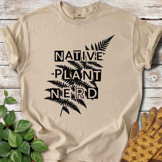 Native Plant Nerd Tee, Sand