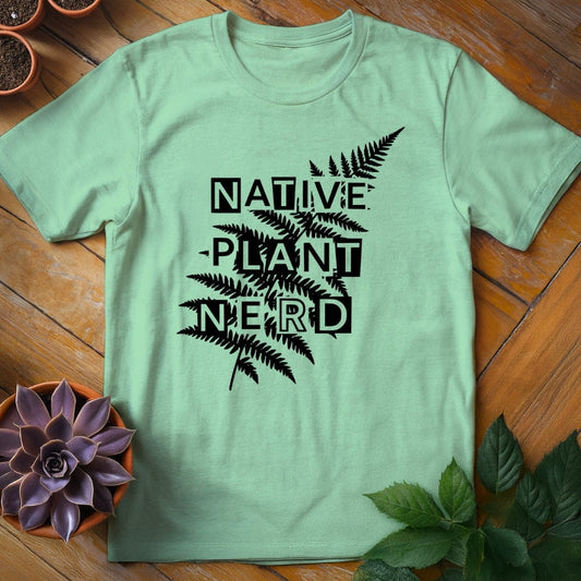 Native Plant Nerd Tee T-Shirt Mint Green / S