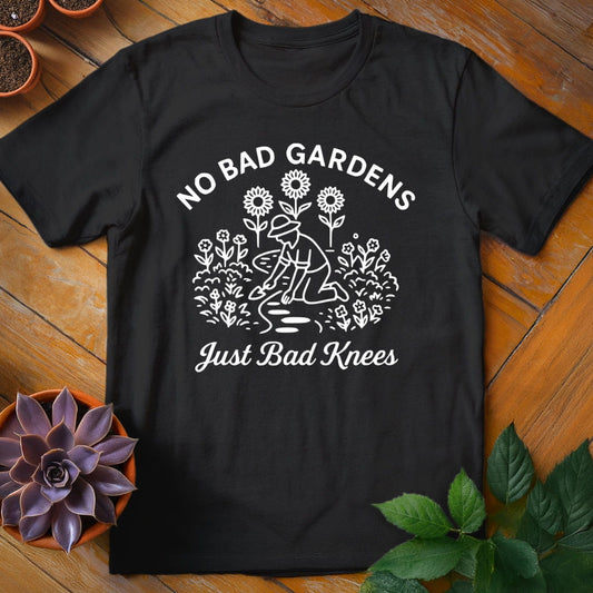 No Bad Gardens Tee T-Shirt Black / S