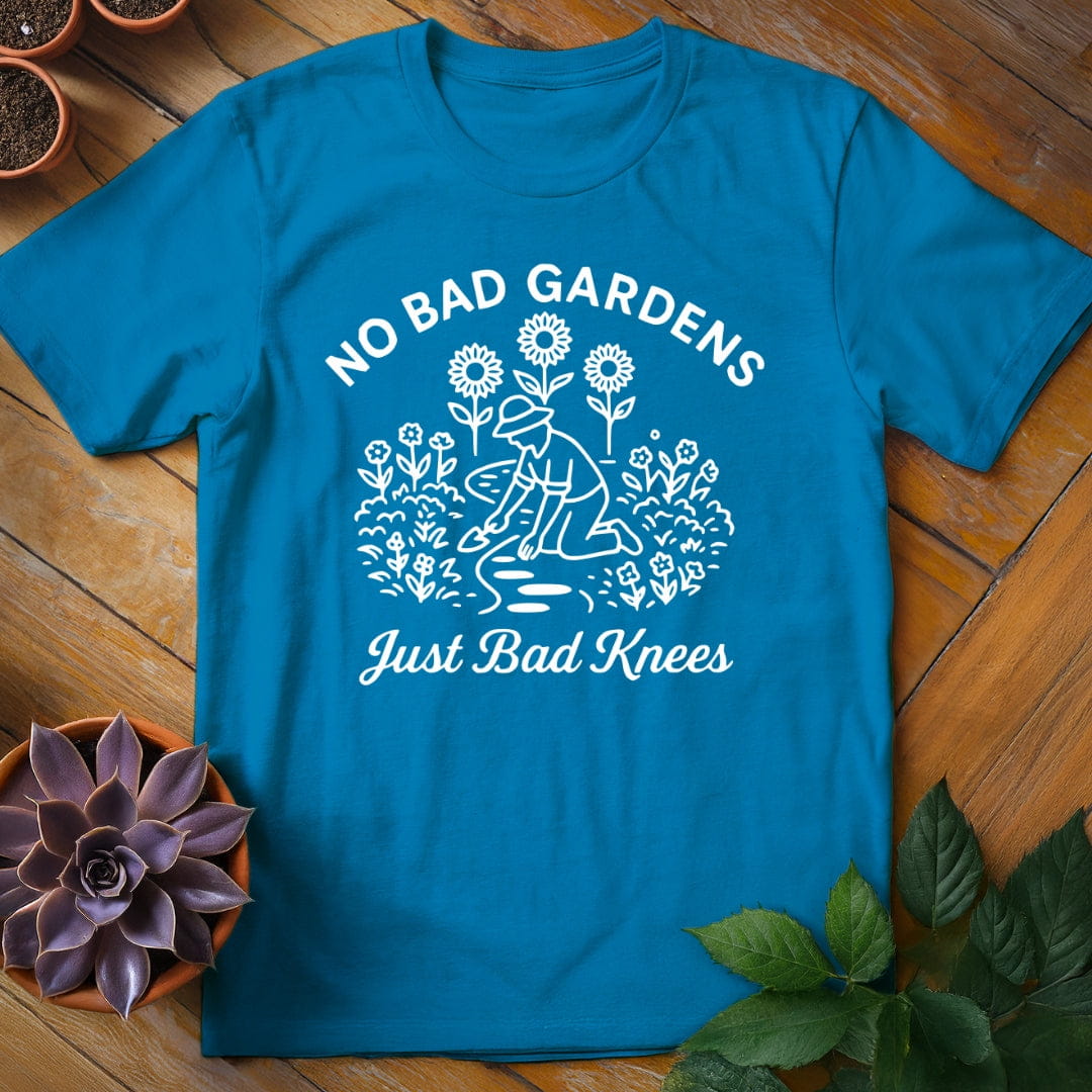 No Bad Gardens Tee T-Shirt Sapphire / S
