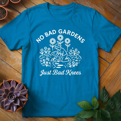 No Bad Gardens Tee T-Shirt Sapphire / S