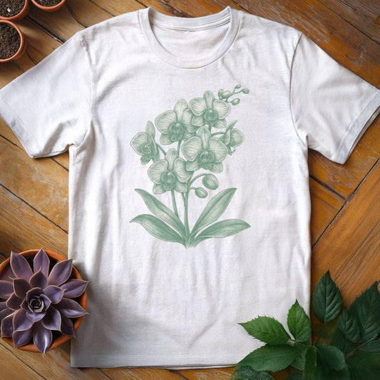 Orchid Tee T-Shirt White / S
