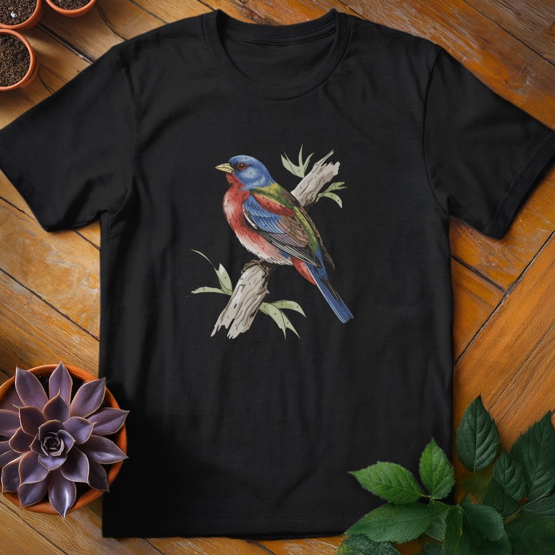 Painted-By-Numbers Bunting Tee T-Shirt Black / S