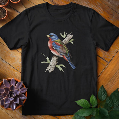Painted-By-Numbers Bunting Tee T-Shirt Black / S