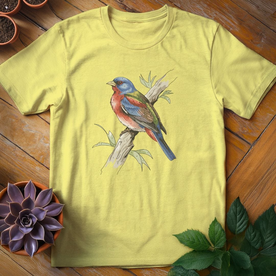 Painted-By-Numbers Bunting Tee T-Shirt Cornsilk / S