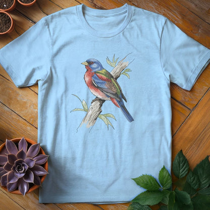 Painted-By-Numbers Bunting Tee T-Shirt Light Blue / S