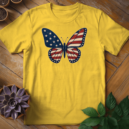 Patriotic Butterfly Tee T-Shirt Daisy / S