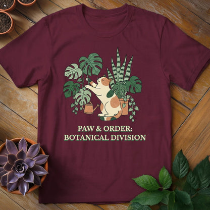 Paw & Order Tee T-Shirt Maroon / S