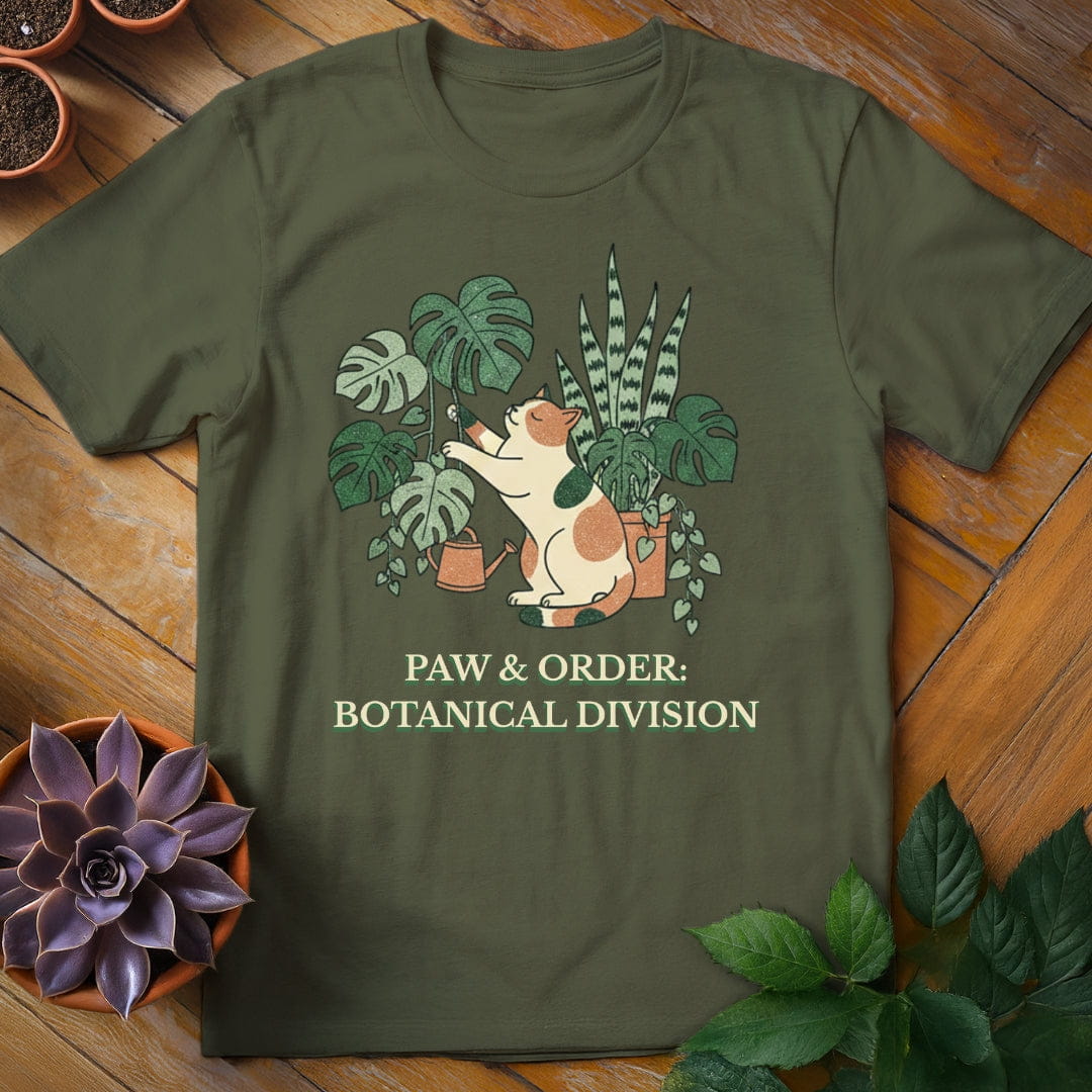 Paw & Order Tee T-Shirt Military Green / S