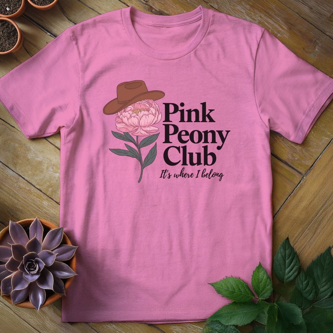 Pink Peony Club Tee T-Shirt Azalea / S