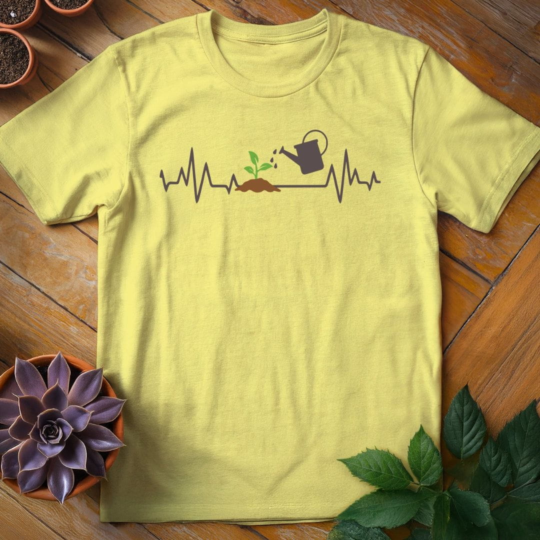 Plant ECG Tee T-Shirt Cornsilk / S