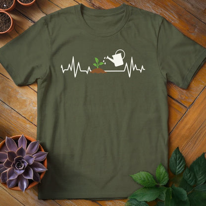 Plant ECG Tee T-Shirt Military Green / S