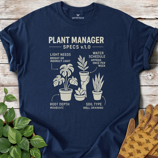 Plant Manager Tee, Navy