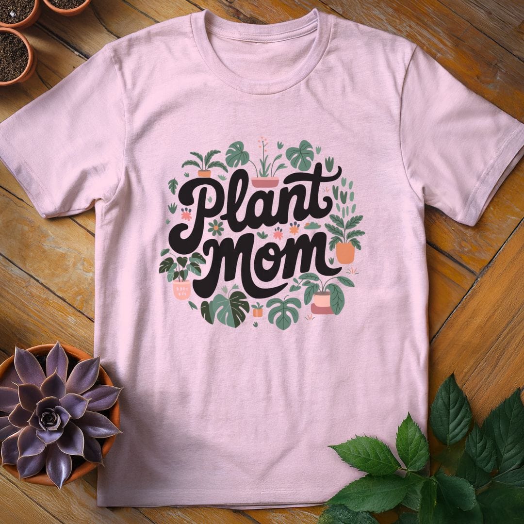 Plant Mom Tee T-Shirt Light Pink / S