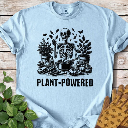 Plant-Powered Tee, Light Blue