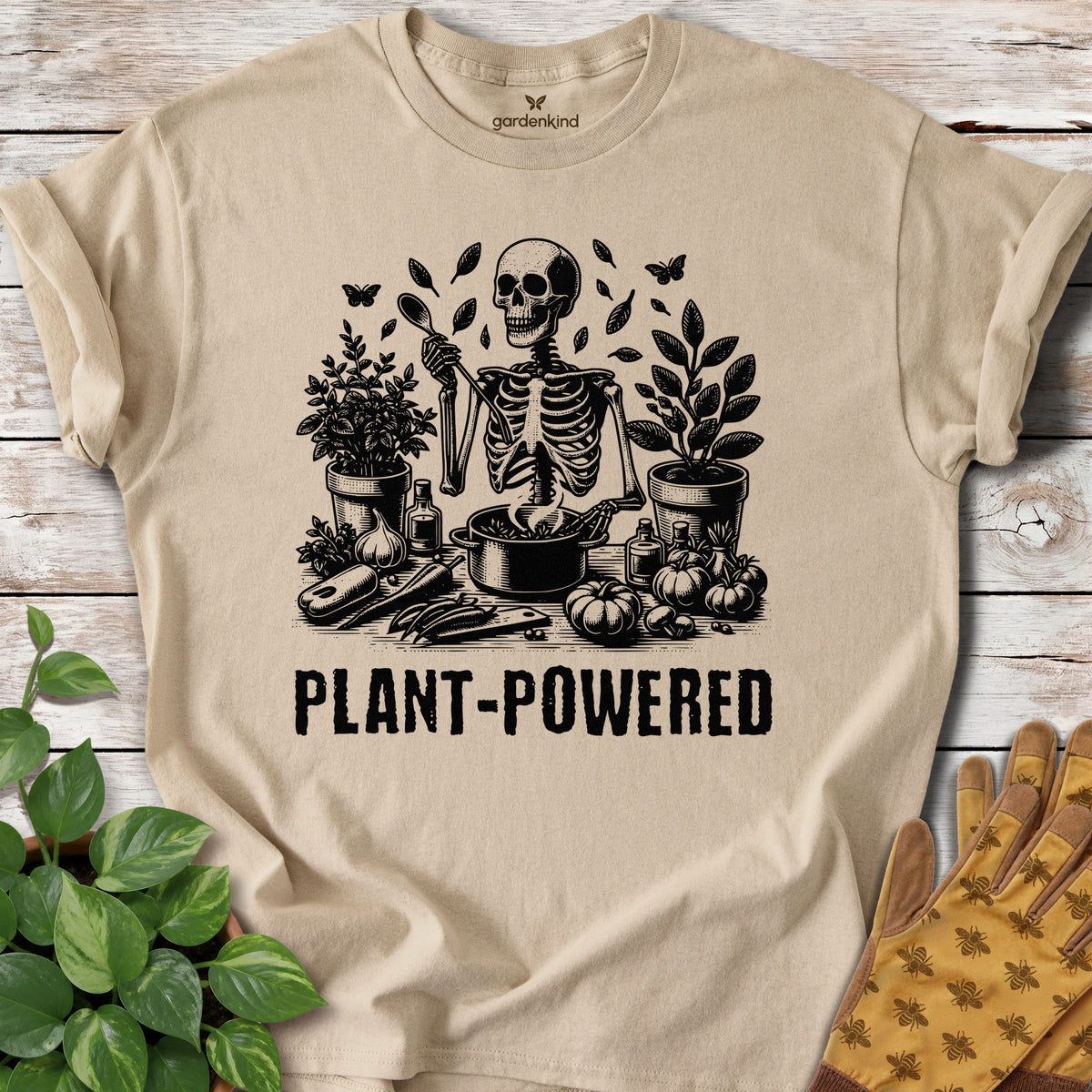 Plant-Powered Tee, Sand