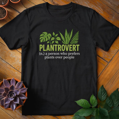 Plantrovert Definition Tee T-Shirt Black / S