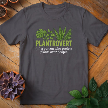 Plantrovert Definition Tee T-Shirt Charcoal / S