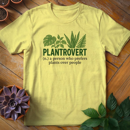 Plantrovert Definition Tee T-Shirt Cornsilk / S