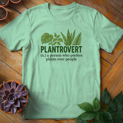 Plantrovert Definition Tee T-Shirt Mint Green / S