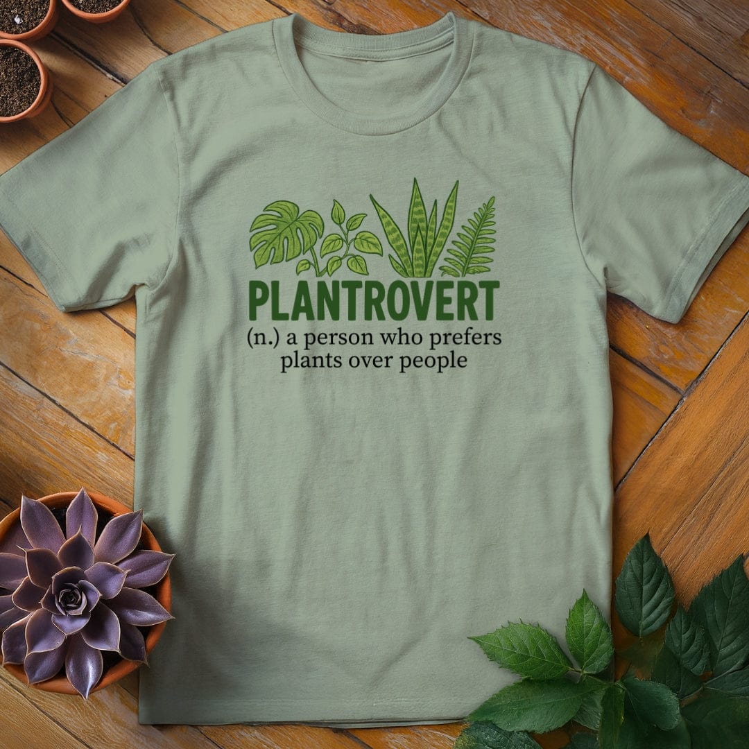 Plantrovert Definition Tee T-Shirt Sage / S