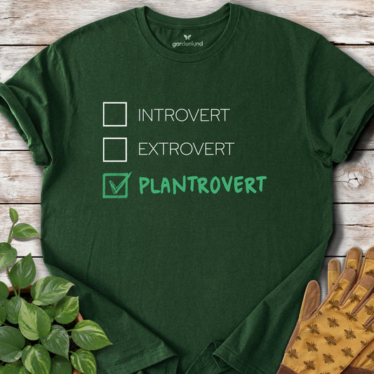 Plantrovert Tee, Forest Green
