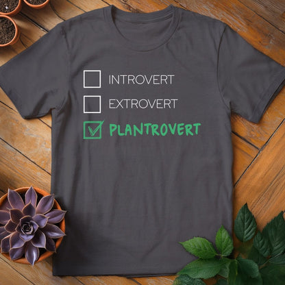 Plantrovert Tee T-Shirt Charcoal / S